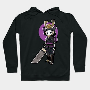 Purple Skull Samurai Hoodie